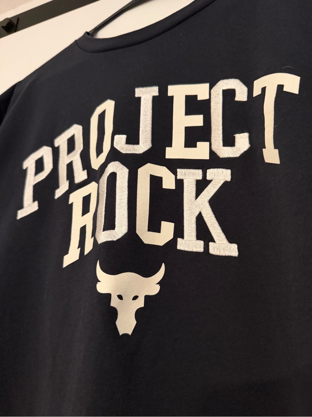 Men’s Under Armour Project Rock Heavyweight Terry Tee - Picture 2 of 3